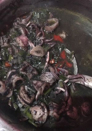 Foto resep Cumi masak hitam