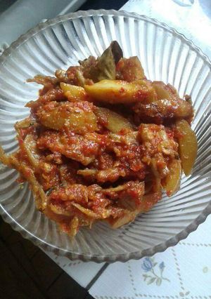 Foto resep Jengkol + teri balado