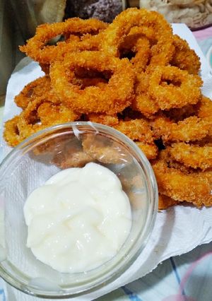Foto resep Crispy Cheese Onion Rings