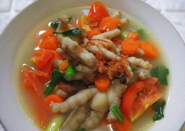 Resep Sop Ceker Anti Gagal