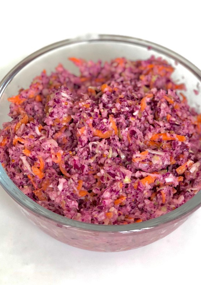 Una foto de Ensalada de col vegano 🌱vegetariana