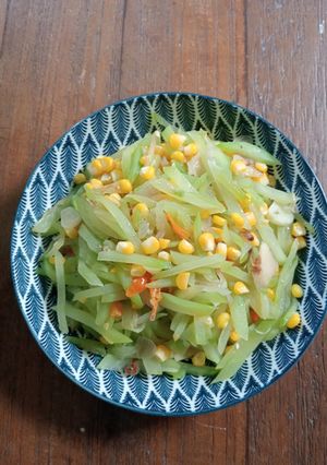 Foto resep Tumis Labu Siam dan Jagung Manis