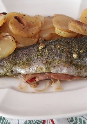 Foto principal de Trucha a la navarra -al horno-