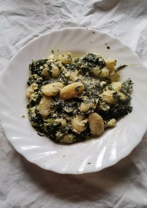 Foto di Gnocchi con stracchino e spinaci