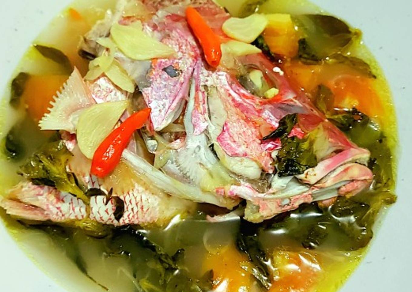 Kepala Ikan Kakap Kuah Asam