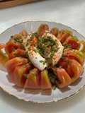 Ensalada de tomate valenciano y burrata