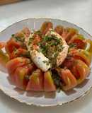 Ensalada de tomate valenciano y burrata