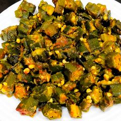 A picture of Bhindi Masala.