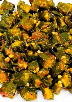 A picture of Bhindi Masala.