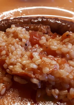 Une photo de Riz espagnol au four