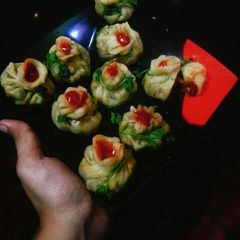 A picture of Amritsari Chole Momos.