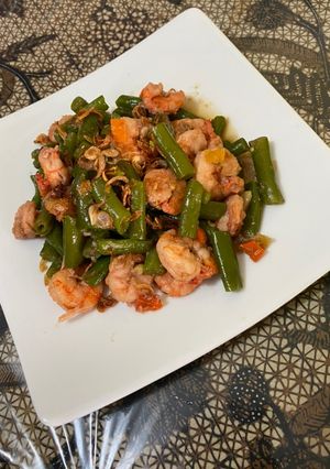 Foto resep Tumis buncis udang simple