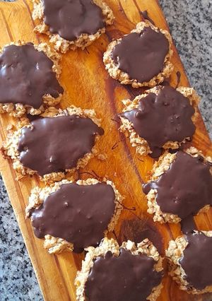 Una foto de Galletitas de avena y manzana