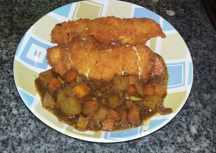 Resep: SempurnaChicken Katsu Curry