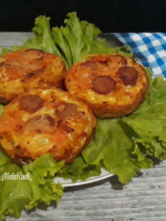 Foto resep Omelet Mie Instant