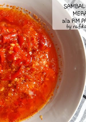 Foto resep Sambal Lado Merah ala RM Padang