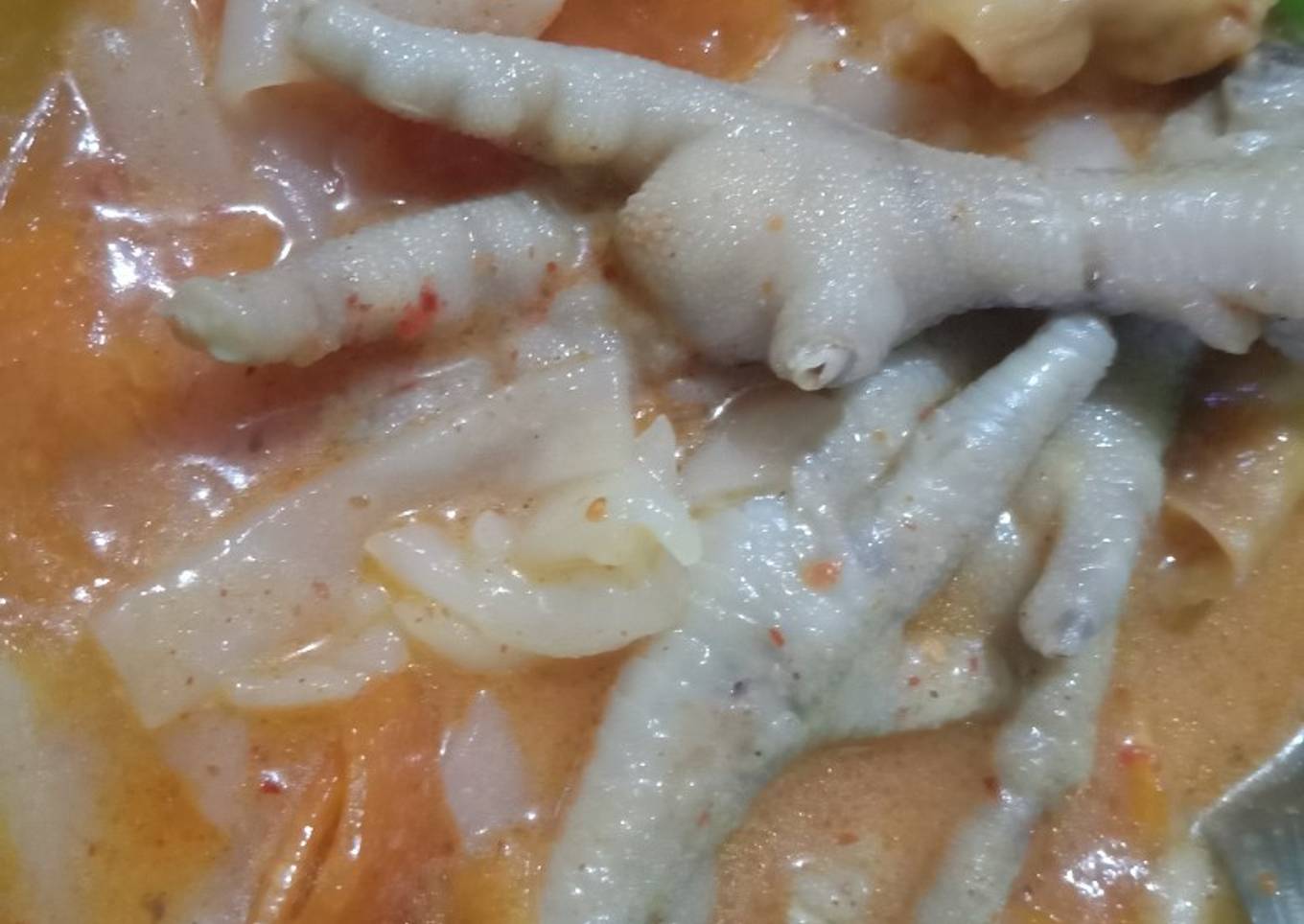 Seblak Ceker Kuah Pedas
