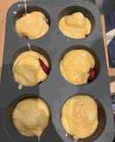 Málnás muffin