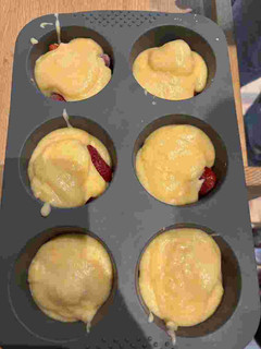 Málnás muffin recept fotója
