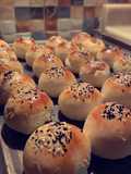 خبز منزلي دوائر 🥯 | homemade bread