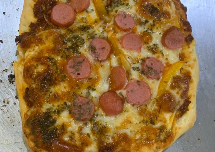 Bagaimana Menyiapkan Pizza super simpel (no telur no susu), Bikin Ngiler