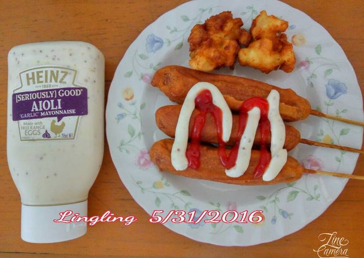 How to Make Vegan Sate Sosis Pancake
