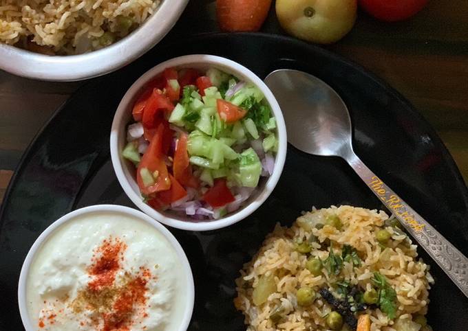 Vegetable pulao South Indian style