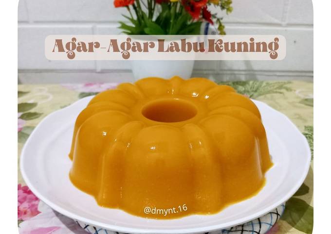 Resep Agar-Agar Labu Kuning Resep Agar-Agar Labu Kuning