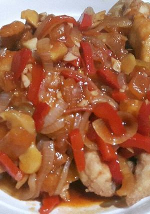 Foto resep Ayam paprika saos tomat