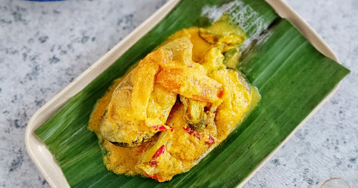 Pepes Ikan Patin Bumbu Kuning