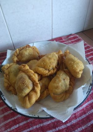 Una foto de Tapa de empanadas fritas