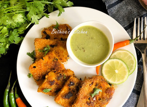A picture of Suranache Kaap (Elephant Foot Yam - Maharashtrian style).
