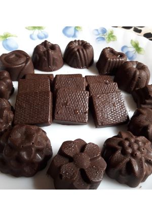 A picture of Homemade chocolate.