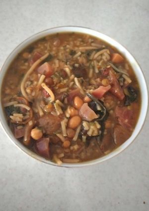 عکسی از دستور آش میوه یا آش ترش