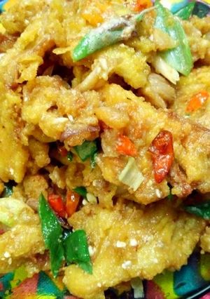 Foto resep Jamur Tiram chrispy Telor Asin