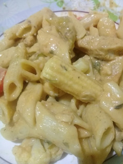 A picture of Creamy Chicken Macaroni.