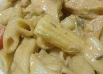 The New Way Prepare Recipe Creamy Chicken Macaroni Practical Delicious