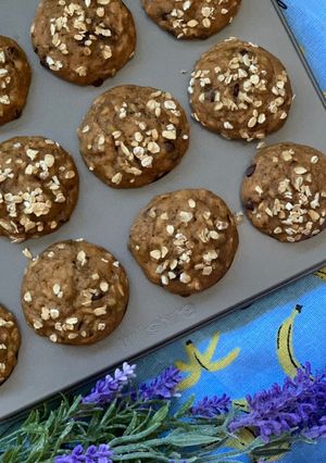 A picture of Mini Maple Sweetened Banana Muffins.