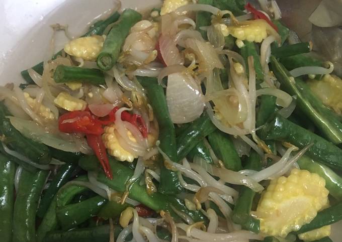 Cara membuat Oseng Kacang Panjang Putren Tauge Cara membuat Oseng Kacang Panjang Putren Tauge