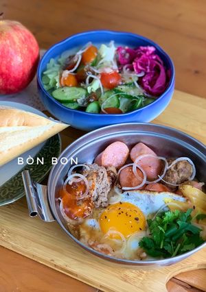 Hình của món Bánh Mì Chảo.