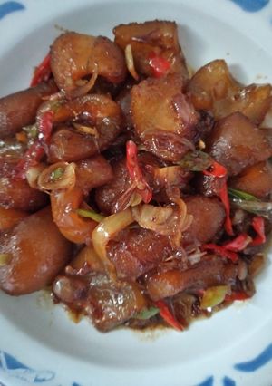 Foto resep Oseng Kikil Bumbu Kecap