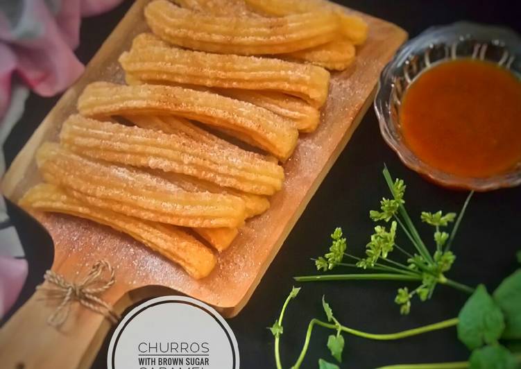 Churros With Brown Sugar Caramel