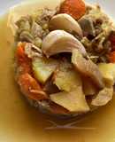 Ropa vieja del caldo de gallina, con especias Sabor Cookpad, en AirFryer