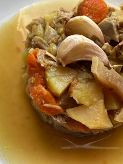 Una foto de Ropa vieja del caldo de gallina, con especias Sabor Cookpad, en AirFryer