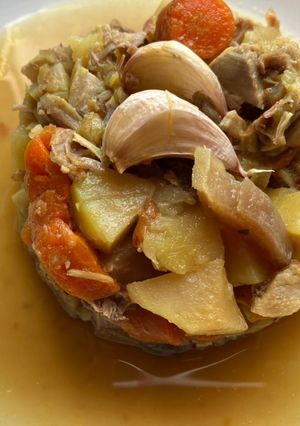 Una foto de Ropa vieja del caldo de gallina, con especias Sabor Cookpad, en AirFryer