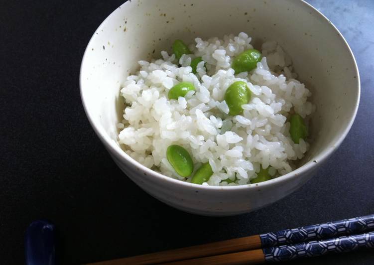 Simple Way to Make Homemade Edamame Rice