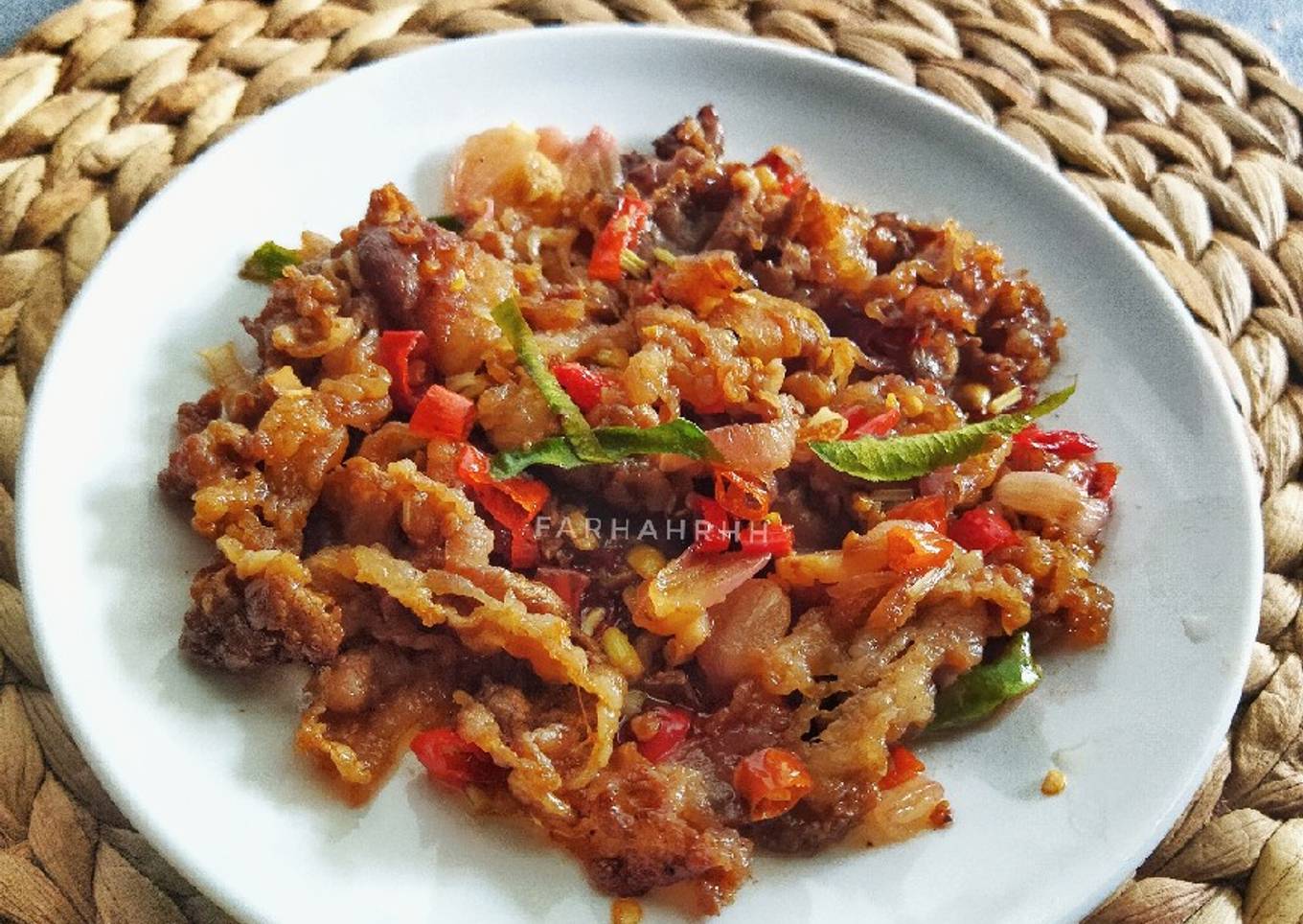Daging Sapi Sambal Matah Bali Slices