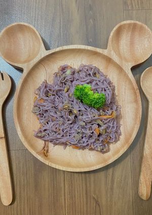 Foto resep Yummy Bites Organic Noodle Aglio Olio - Mpasi 1y+