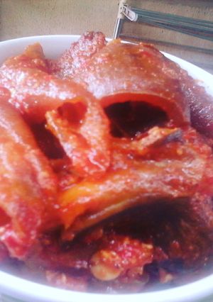 A picture of Peppered Cow Legs.
