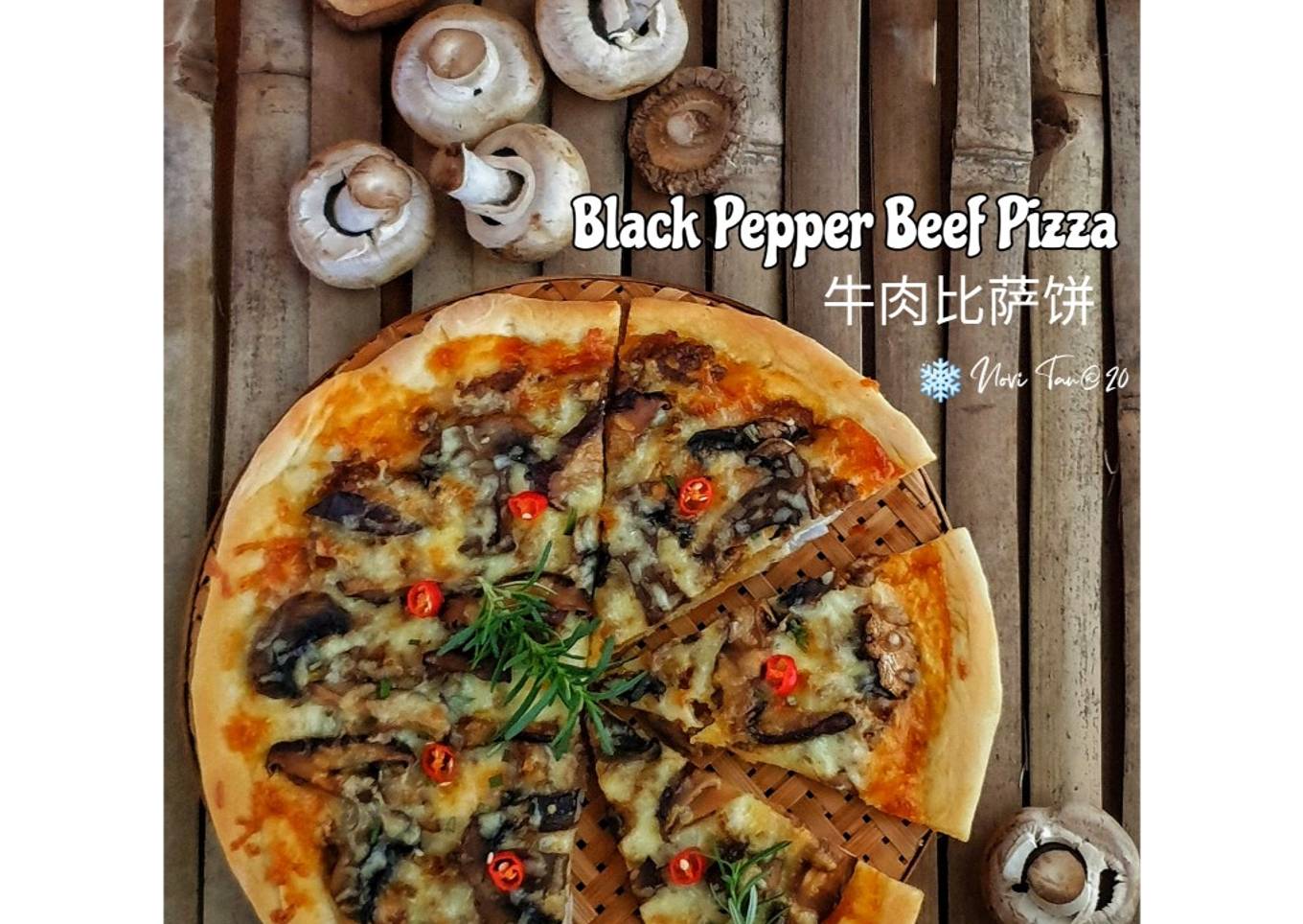 232. Pizza Sapi Lada Hitam | 牛肉比萨饼